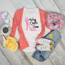 私は縁石のTシャツまでがんにかかった