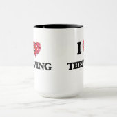 私は繁栄することを愛します マグカップ (中央)