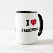 私は繁栄することを愛します マグカップ (正面右)