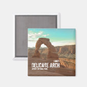 私は繊細なアーチ、アーチ国立公園磁石をハイキング マグネット (正面/裏面)