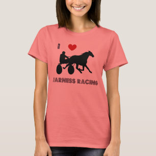 私は繋駕競走を愛します Tシャツ