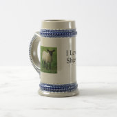 私は羊のマグが大好きだ ビールジョッキ (正面左)