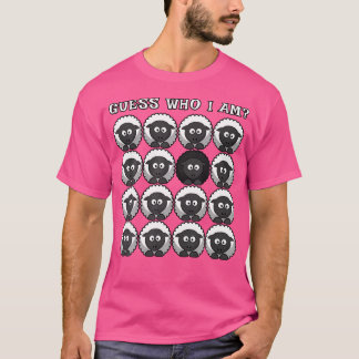 私は羊の動物のファームおもしろい農家シーである推測 Tシャツ