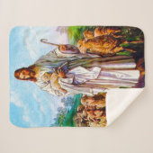 私は羊飼いのジョンのよい10:7 - 21です シェルパブランケット (正面(横))