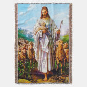 私は羊飼いのジョンのよい10:7 - 21です スローブランケット (正面縦)