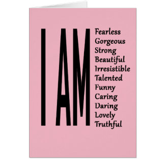 私は美しいです私です豪華私です大胆不敵