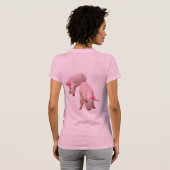 私は美しいです Tシャツ (裏面フル)