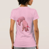 私は美しいです Tシャツ (裏面)
