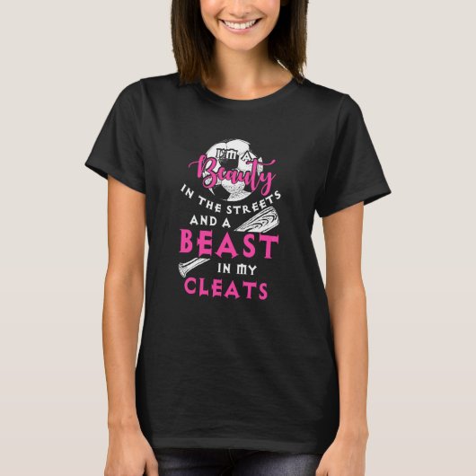 私は美しいは通りで獣はクレアだ Tシャツ (正面)