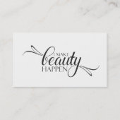 私は美しいを起こらせます 名刺 (裏面)