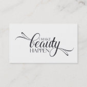 私は美しいを起こらせます 名刺 (裏面)