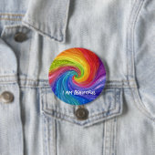 私は美しいデジタルアートだ 缶バッジ (インサイチュ)