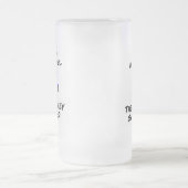 私は美しい猿がマグカップと言った フロストグラスビールジョッキ (中央)