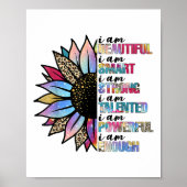 私は美しい私は強い頭が切れるレオパードの太陽である ポスター (正面)