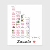 私は美しい シール (シート)