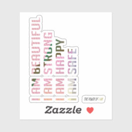 私は美しい シール