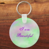 私は美しい(ソフト美しい) キーホルダー (正面)