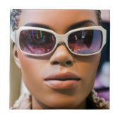 私は美し実在い タイル (正面)