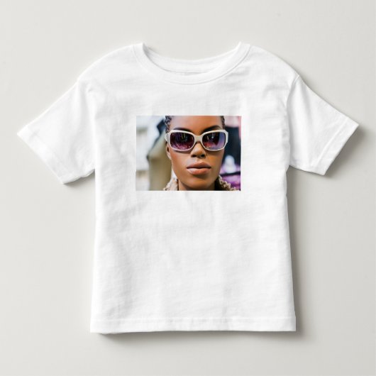 私は美し実在い トドラーTシャツ (正面)