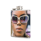 私は美し実在い フラスク (左)