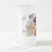 私は美し実在い フロストグラスビールジョッキ (中央)