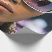 私は美し実在い ラッピングペーパー (角)