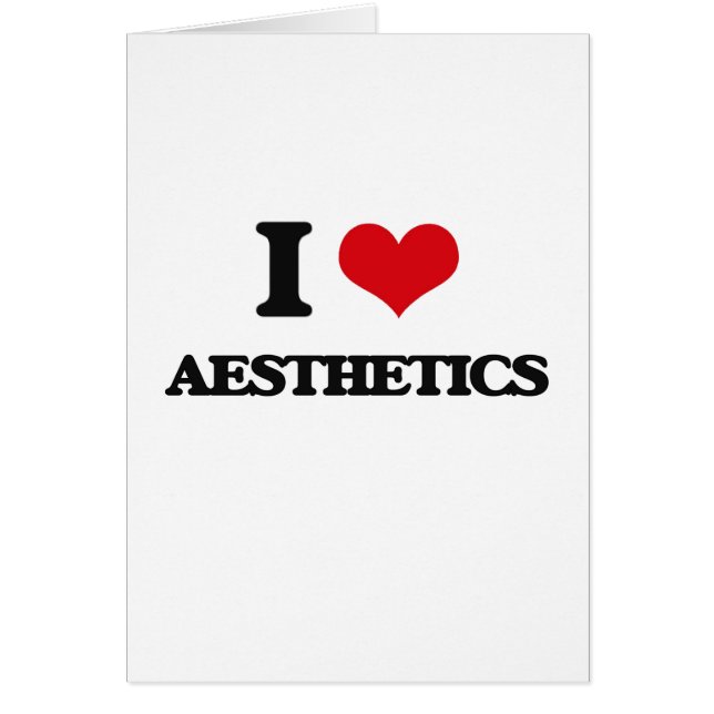 私は美学を愛します (正面)