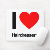 私は美容師が大好きだ マウスパッド (マウス)