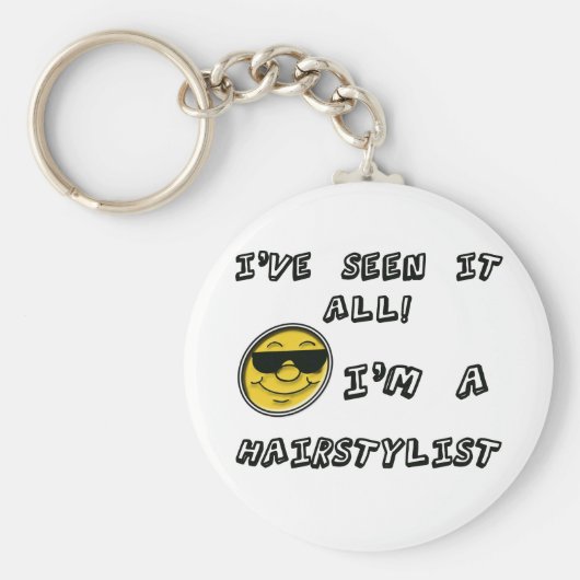 私は美容師だ キーホルダー (正面)