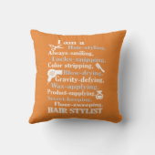 私は美容師です クッション (裏面)