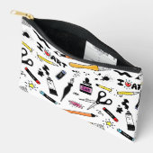 私は美術品の柄が大好き アクセサリーポーチ (見開き)