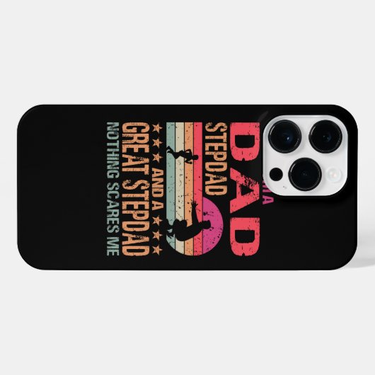 私は義理のパパで義理の父素晴らしの傷跡がない iPhoneケース (裏面横)