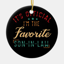 私は義理の息子お気に入りのです セラミックオーナメント