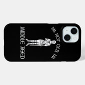 私は老いてなんかいない、中年だ Case-Mate iPhoneケース (裏面 (横))