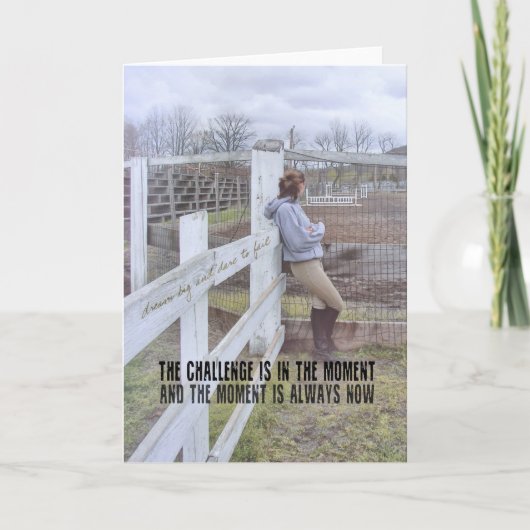 私は考えあいさつカードが出来る サンキューカード (正面)