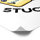 私は考えあなたのカップルのグルーおもしろいプンに詰まっている ポスター (角)