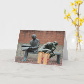 私は考えお食事の取り引きをした。 カード (黄色い花)