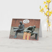 私は考えお食事の取り引きをした。 カード (黄色い花)