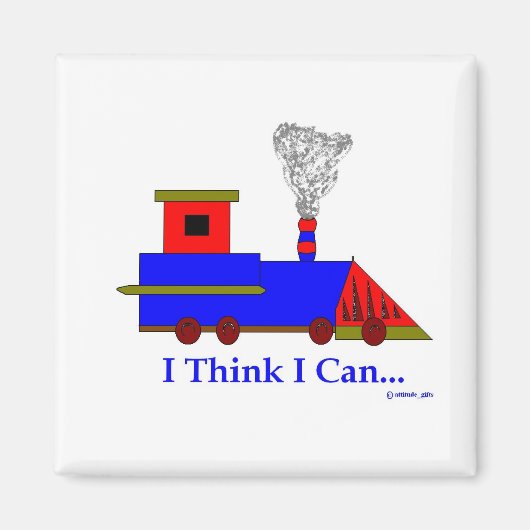 私は考えできる マグネット (正面)