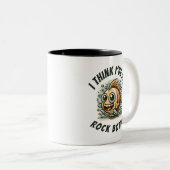 私は考えどん底を打った ツートーンマグカップ (正面右)