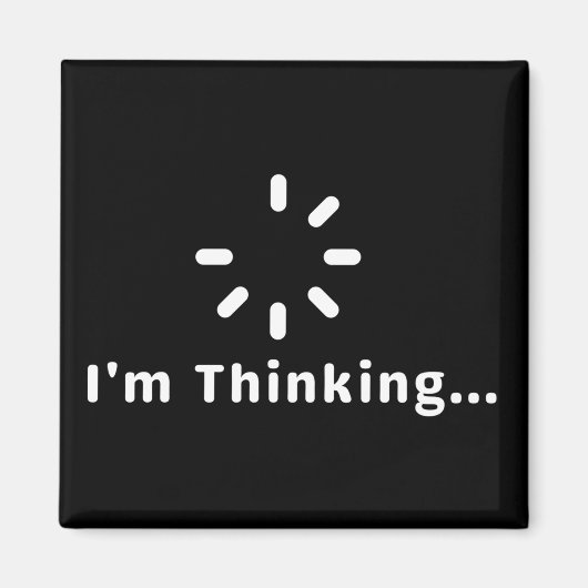 私は考えるだ マグネット (正面)