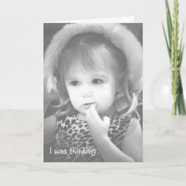 私は考えるでした カード