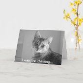 私は考える... カード (黄色い花)