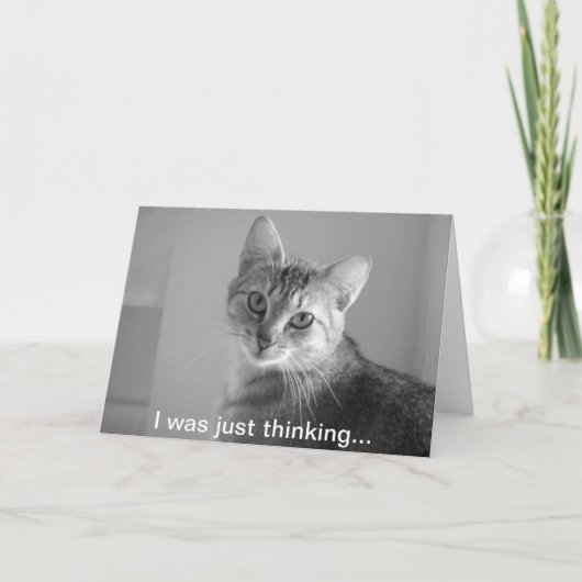 私は考える... カード (正面)