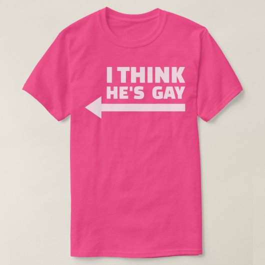 私は考えゲイLGBTプライド月レインボートランスゲ Tシャツ (デザイン正面)