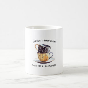 私は考えコーヒーが好き気に入った コーヒーマグカップ