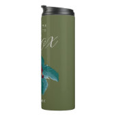 私は考えデトックスに来た – 白い蓮 タンブラー (回転右)