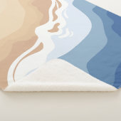 私は考えビーチが見えた シェルパブランケット (3/4)