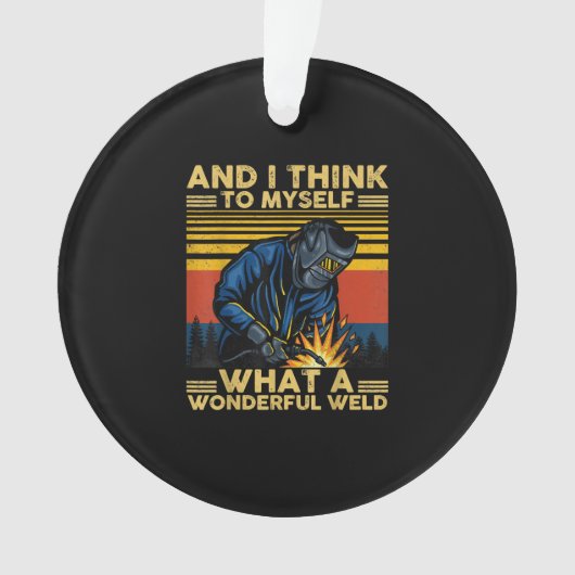 私は考え何と素晴らしい歓迎の贈り物かと思った オーナメント (正面)