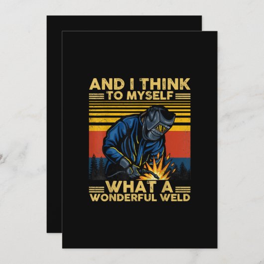 私は考え何と素晴らしい歓迎の贈り物かと思った 案内状 (正面/裏面)